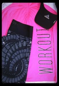 Material girl and champion workout attire